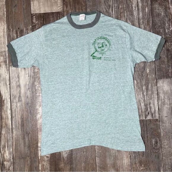 Vintage Single Stitch 1970s/80s UGLY Bartender Election T Shirt Single Stitch - Picture 2 of 7